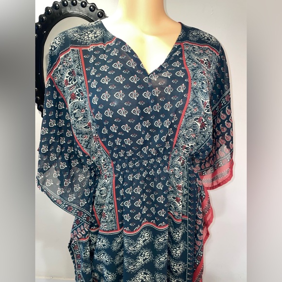 NWT HIGH LOW DRESS ONE SIZE REGULAR BOHO (22) - Picture 4 of 7